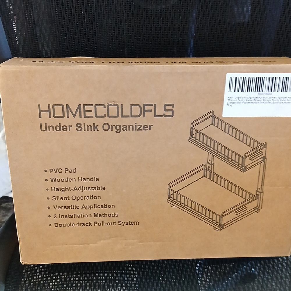 Homecoldfls Under Sink Organizer NIB